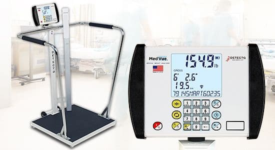 Detecto bariatric scale with MedVue display