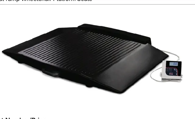 350-10-8 – Dual-ramp Wheelchair Platform Scale