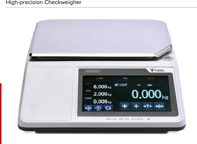 DIGI® DSX-1000 – High-precision Checkweigher