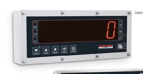 LaserLT-60 and LaserLT-100 – Large-display Digital Weight Indicators