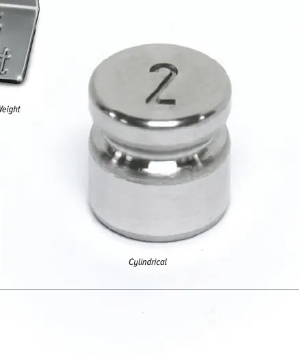 Pennyweight Cylindrical And Leaf, And Grain Weights – Range: 20 dwt – 20 gr · Class 5