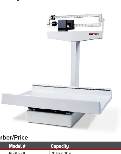 RL-MIS-20 – Mechanical Baby Scale