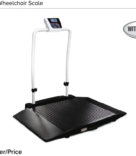 350-10-3 – Dual-ramp Wheelchair Scale