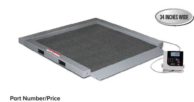 RL-350-5 – Single-ramp Portable Bariatric Wheelchair Scale