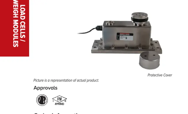 RL260FD – Fluid Damped, Stainless Steel, Environmentally Sealed, NTEP Certified Single Cell 1:3,000, IP68