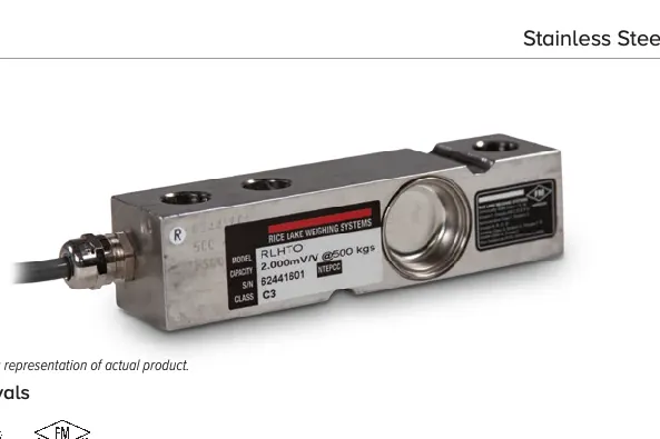 RLHTO – Stainless Steel, Hermetically Sealed, OIML C3, IP66/68