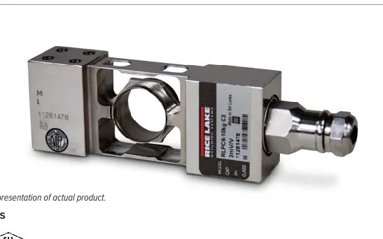 RLPC6 – Stainless Steel, Hermetically Sealed, NTEP Certified 1:5,000 Class III Single Cell, IP69K