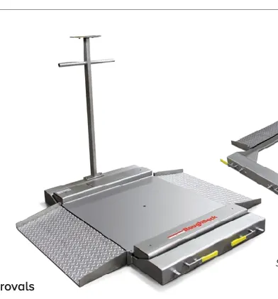 RoughDeck® BDP Stainless Steel – Barrel, Drum, Pallet Scale – Portable Model