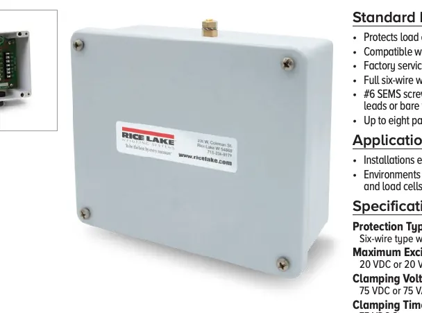 UJB3T6 DC – Transient Protection